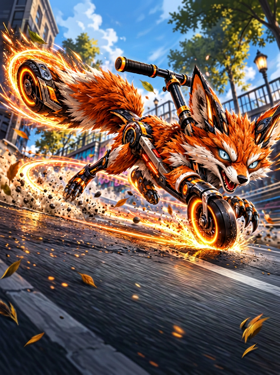 Scootfox, The Scooter Fox